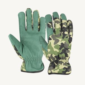 Grain Leather Assembling Gloves
