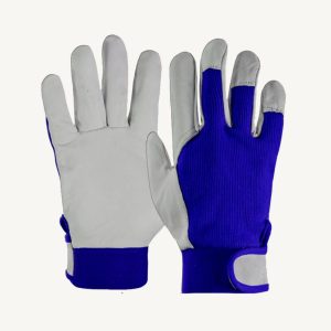 Grain Leather Assembling Gloves