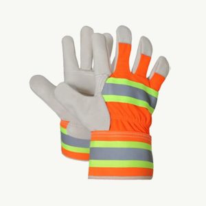 Hi-Vis Split Leather Glove