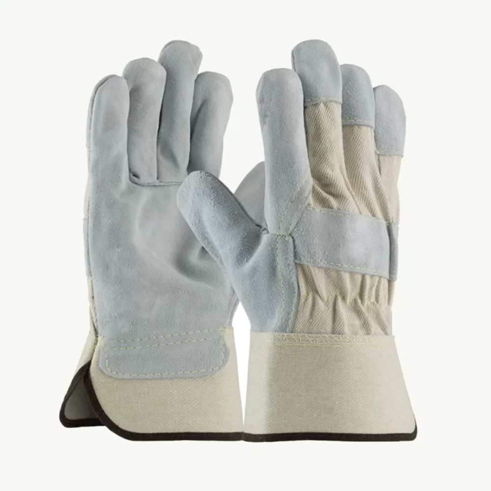 Single Palm Canvas Back Gloves