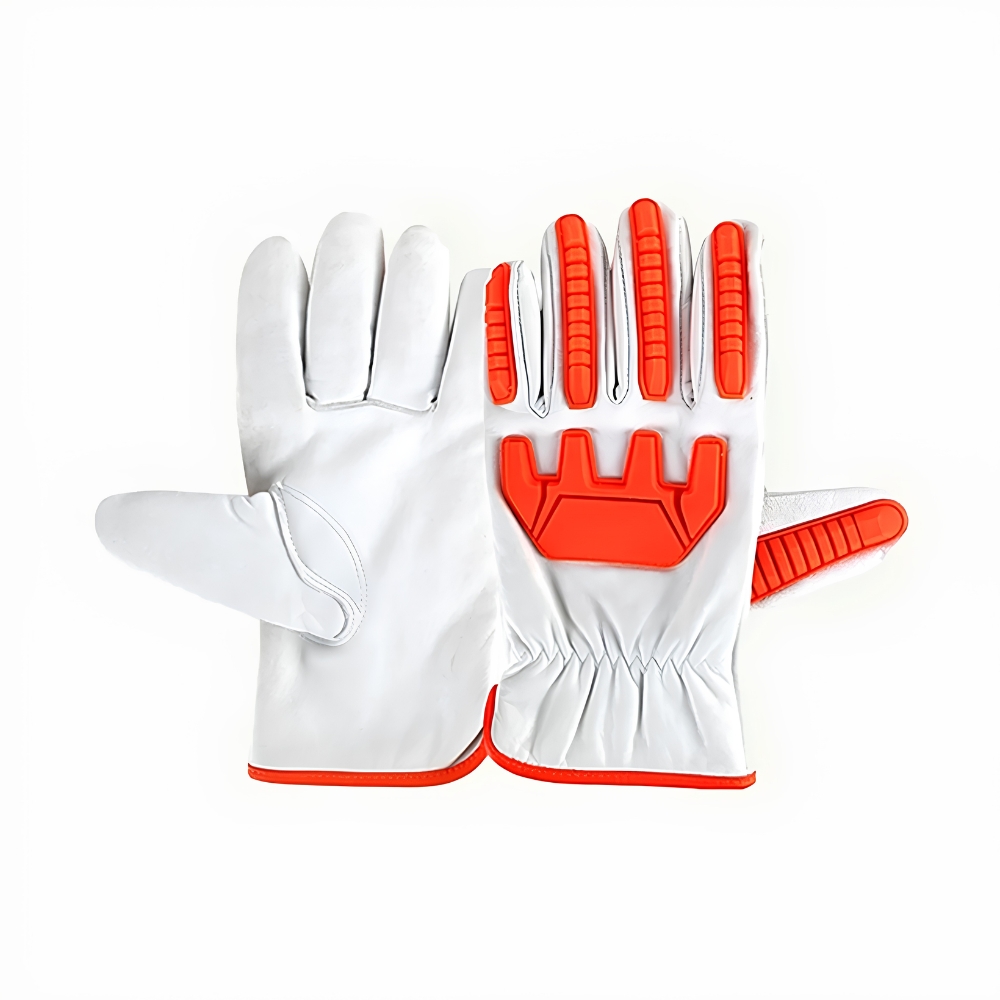 Premium TPR Safety Gloves (Orange)
