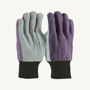 Coolie Gloves (Knit Wrist Cuff) (Black)